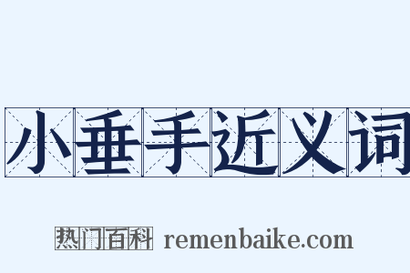 小垂手近义词是什么意思的图片